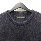 MIX MOHAIR CREW NECK SWEATER #PURPLE [26FW-WMK-KN03]