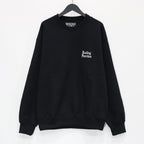 HEAVY WEIGHT CREW NECK SWEAT SHIRT ( TYPE-5 ) #BLACK [25SS-WMC-SS17]