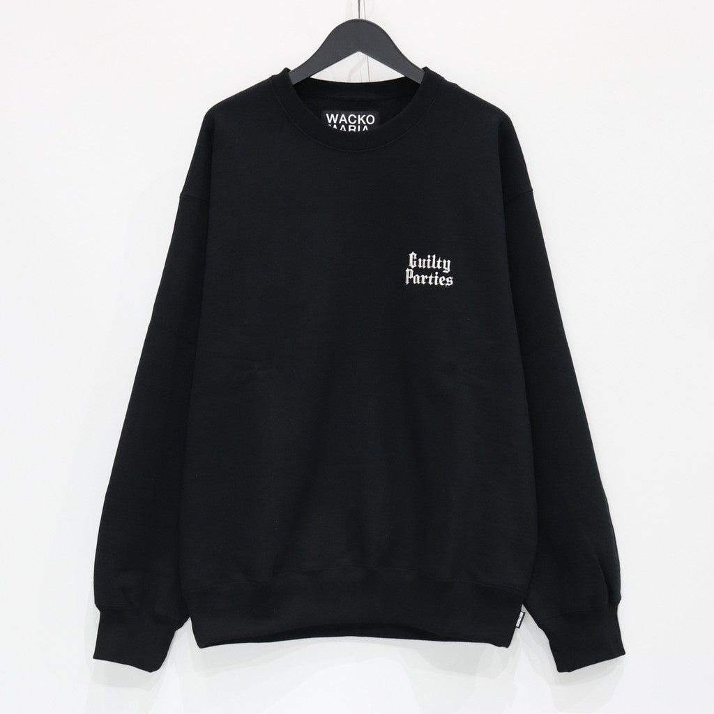 HEAVY WEIGHT CREW NECK SWEAT SHIRT ( TYPE-5 ) #BLACK [25SS-WMC-SS17]
