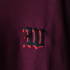 MIDDLE WEIGHT CREW NECK SWEAT SHIRT ( TYPE-2 ) #BURGUNDY [24FW-WMC-SS08]