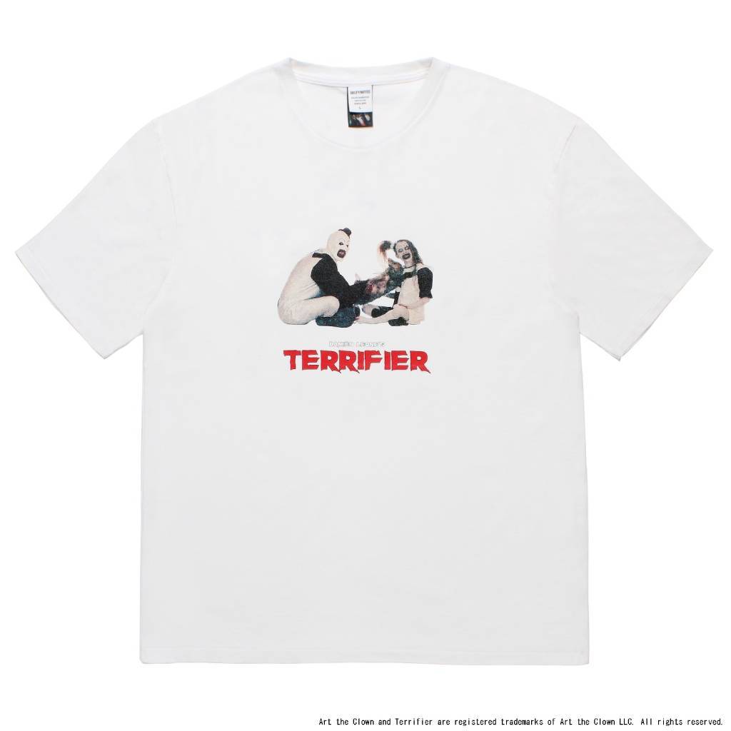 TERRIFIER | 水洗重磅圓領T卹（第3種）#白色 [TERRIFIER-WM-WT03]