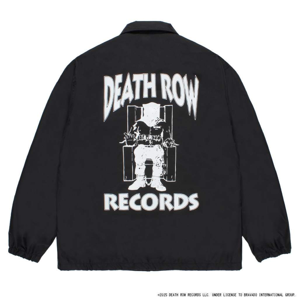 DEATH ROW RECORDS | COACH JACKET #BLACK [DEATHROW-WM-BL01]