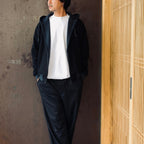 TECH SWEAT DOUBLE FACE PARKA #INK BLACK [BE-54026W]