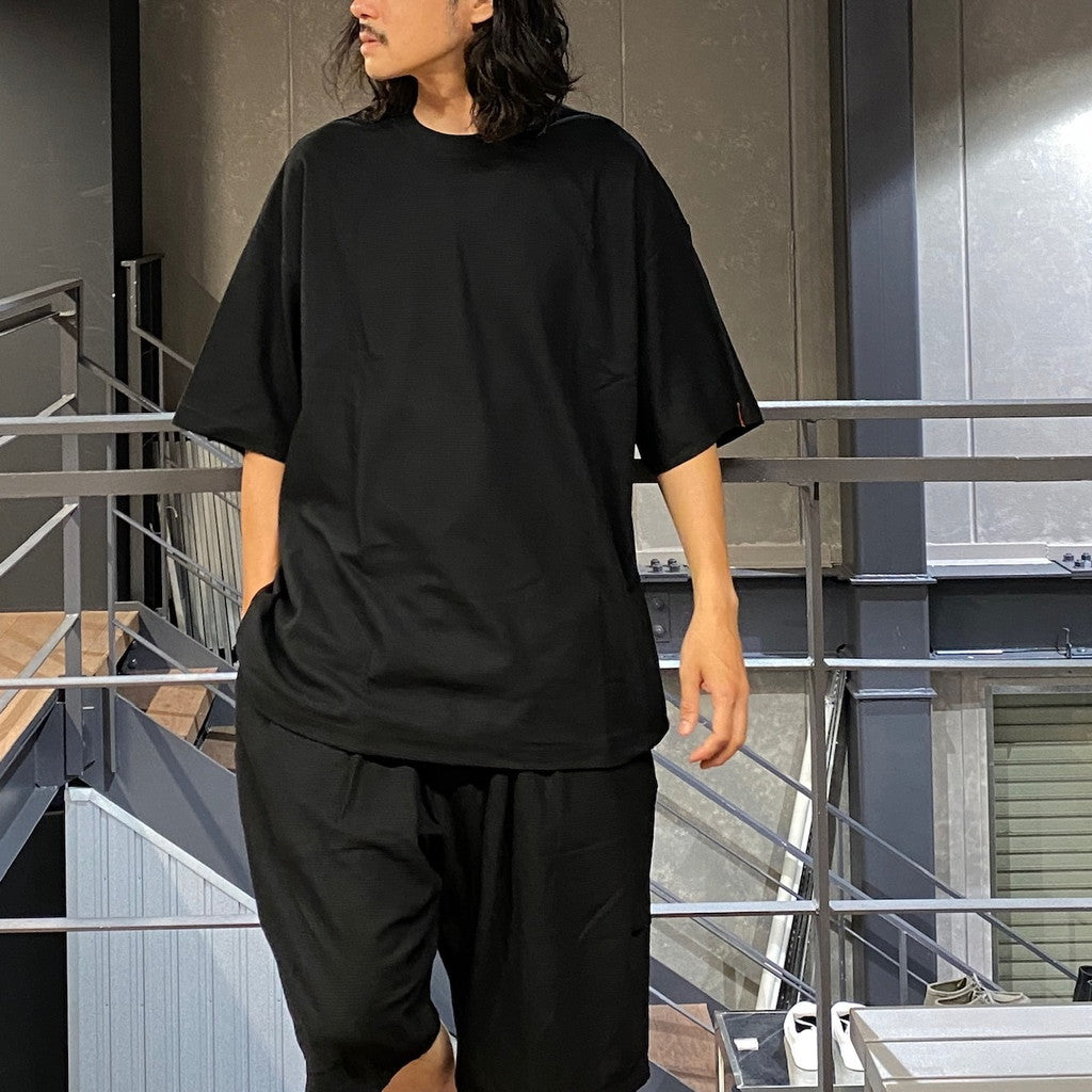 HONEYCOMB BORDER T-SHIRT #Black [SU24-T01]