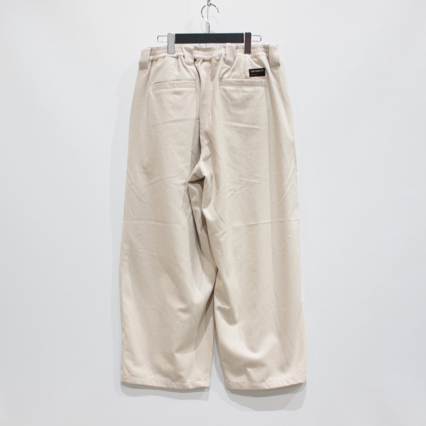 WOOL BAGGY SLACKS #IVORY [FW23-B09]