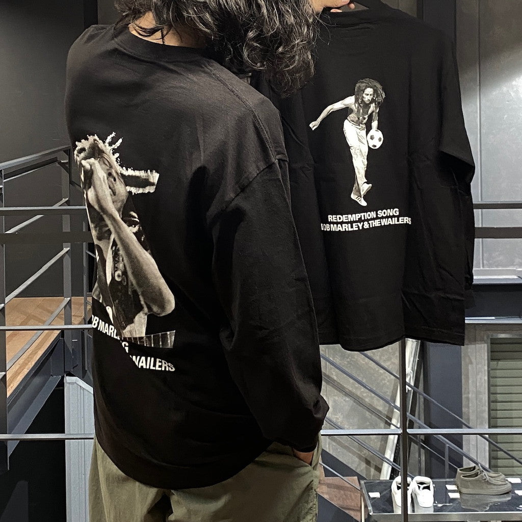 鮑伯馬利 | 圓領長袖T卹（4號）#黑色 [BOBMARLEY-WM-LT06]