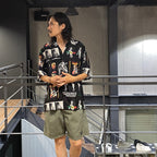 鮑伯馬利 | 夏威夷襯衫 短袖（1 型）#黑色 [BOBMARLEY-WM-HI09]