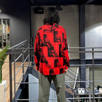BOB MARLEY | HAWAIIAN SHIRT L/S -TYPE 1- #RED [BOBMARLEY-WM-HI05]