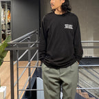 BOB MARLEY | CREW NECK LONG SLEEVE T-SHIRT ( TYPE-1 ) #BLACK [BOBMARLEY-WM-LT03]