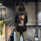 BOB MARLEY | CREW NECK LONG SLEEVE T-SHIRT ( TYPE-1 ) #BLACK [BOBMARLEY-WM-LT03]