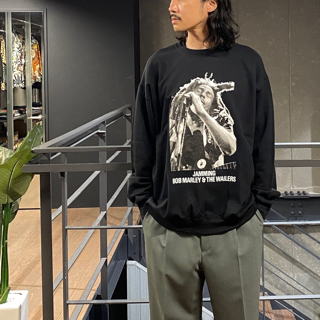 馬利‧馬利 | 圓領衛衣（2 款）#黑色 [BOBMARLEY-WM-SS12]