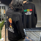 BOB MARLEY | CREW NECK LONG SLEEVE T-SHIRT ( TYPE-3 ) #BLACK [BOBMARLEY-WM-LT05]
