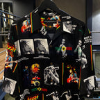 鮑伯馬利 | 夏威夷襯衫 短袖（1 型）#黑色 [BOBMARLEY-WM-HI09]