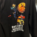 BOB MARLEY | CREW NECK LONG SLEEVE T-SHIRT ( TYPE-1 ) #BLACK [BOBMARLEY-WM-LT03]