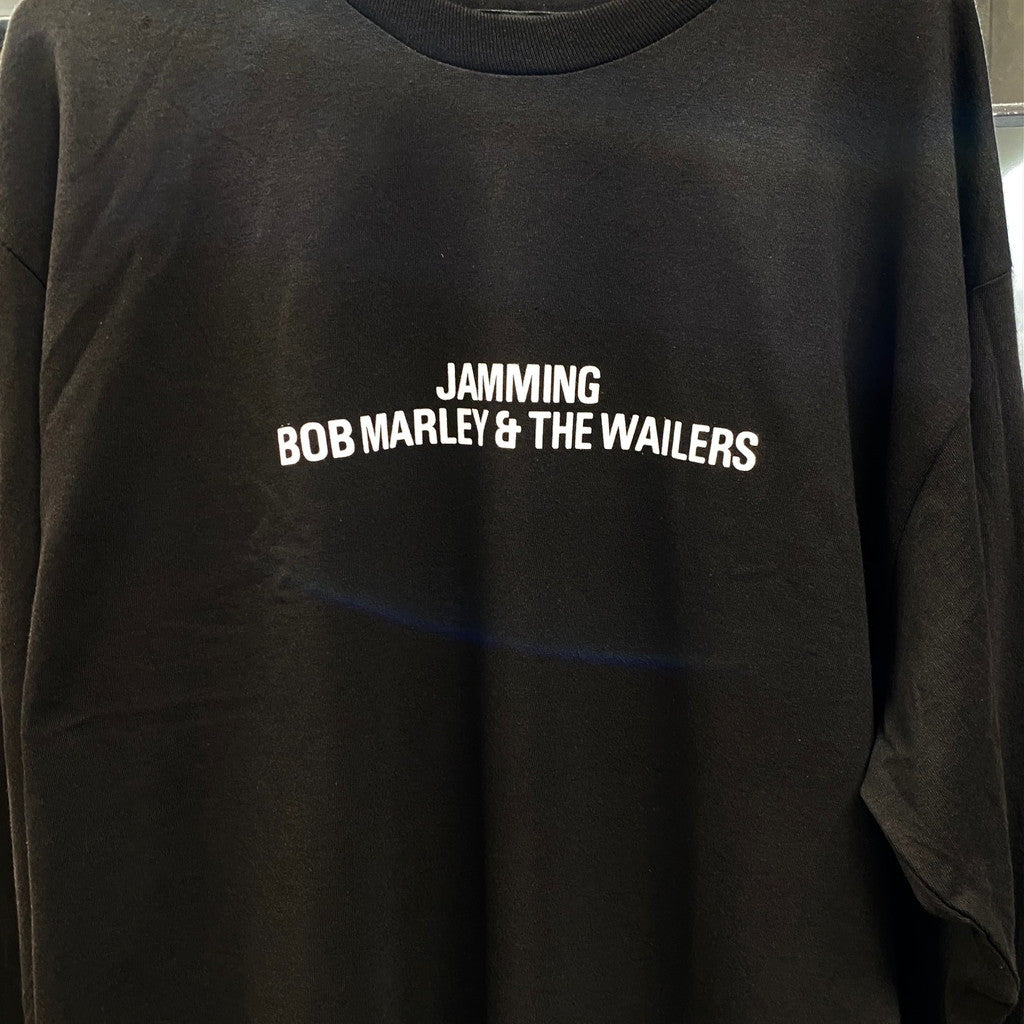 BOB MARLEY | CREW NECK LONG SLEEVE T-SHIRT ( TYPE-2 ) #BLACK [BOBMARLEY-WM-LT04]