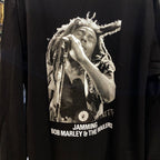 BOB MARLEY | CREW NECK LONG SLEEVE T-SHIRT ( TYPE-2 ) #BLACK [BOBMARLEY-WM-LT04]
