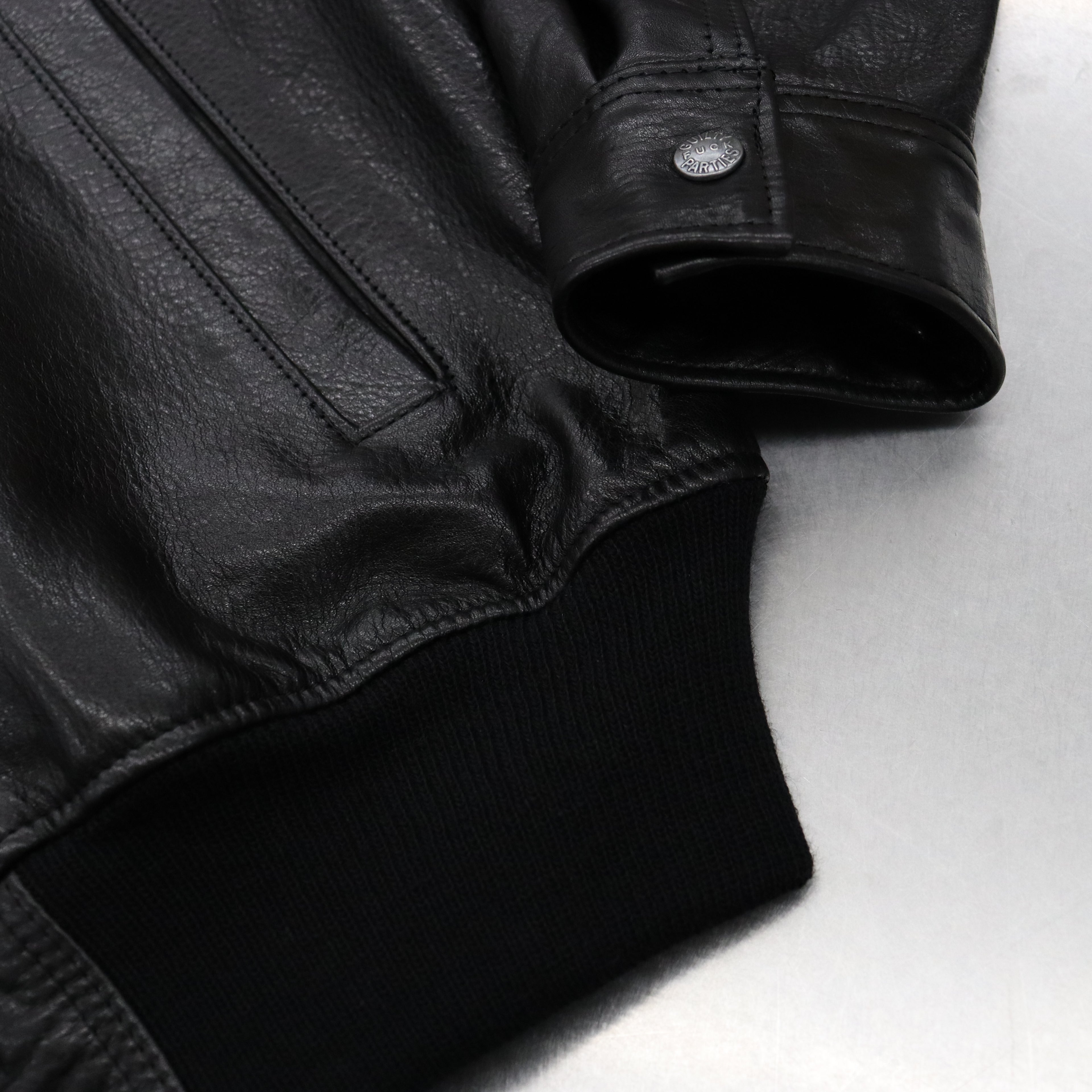 LEATHER JACKET #BLACK [23FW-WMO-BL01]