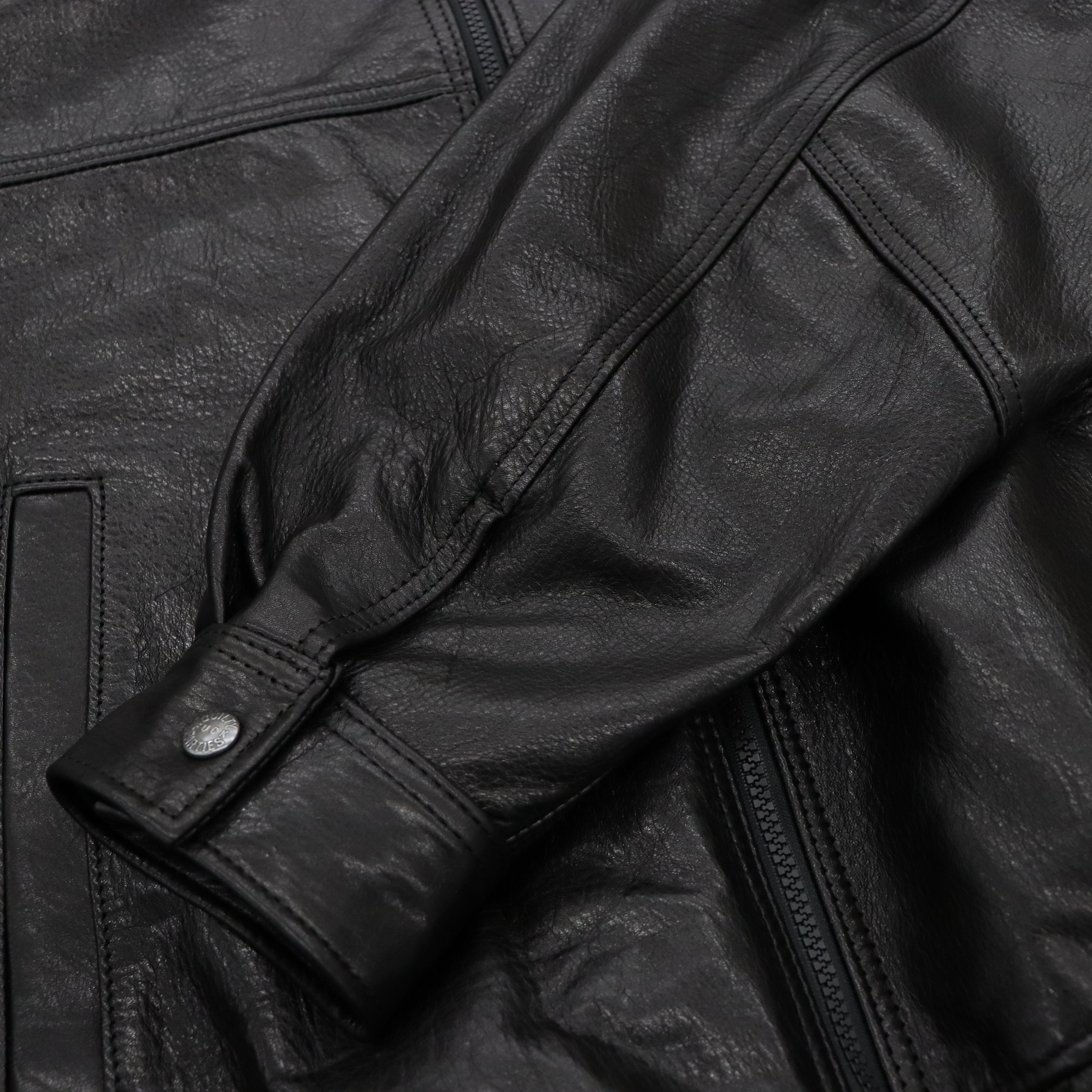 LEATHER JACKET #BLACK [23FW-WMO-BL01] - cocorozashi 三重県四日市市