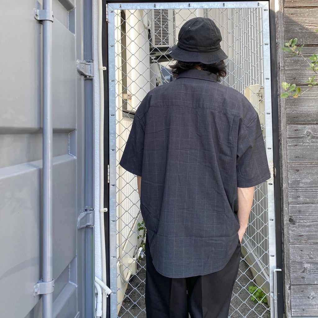 威廉格紋襯衫#黑色 [24SS-S03]