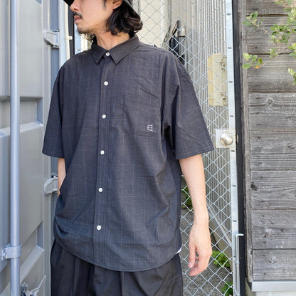 WILLIAM PLAID SHIRT #BLACK [24SS-S03]