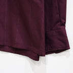 KASURI OPEN COLLAR SHIRT L/S #BURGUNDY [23FW-WMS-OC07]