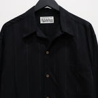 KASURI OPEN COLLAR SHIRT L/S #BLACK [23FW-WMS-OC07]