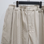 WOOL BAGGY SLACKS #IVORY [FW23-B09]