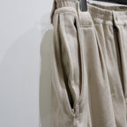 WOOL BAGGY SLACKS #IVORY [FW23-B09]