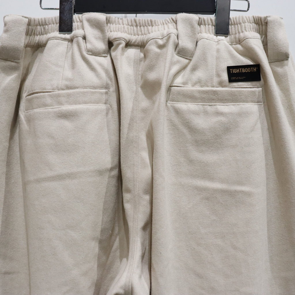 WOOL BAGGY SLACKS #IVORY [FW23-B09]