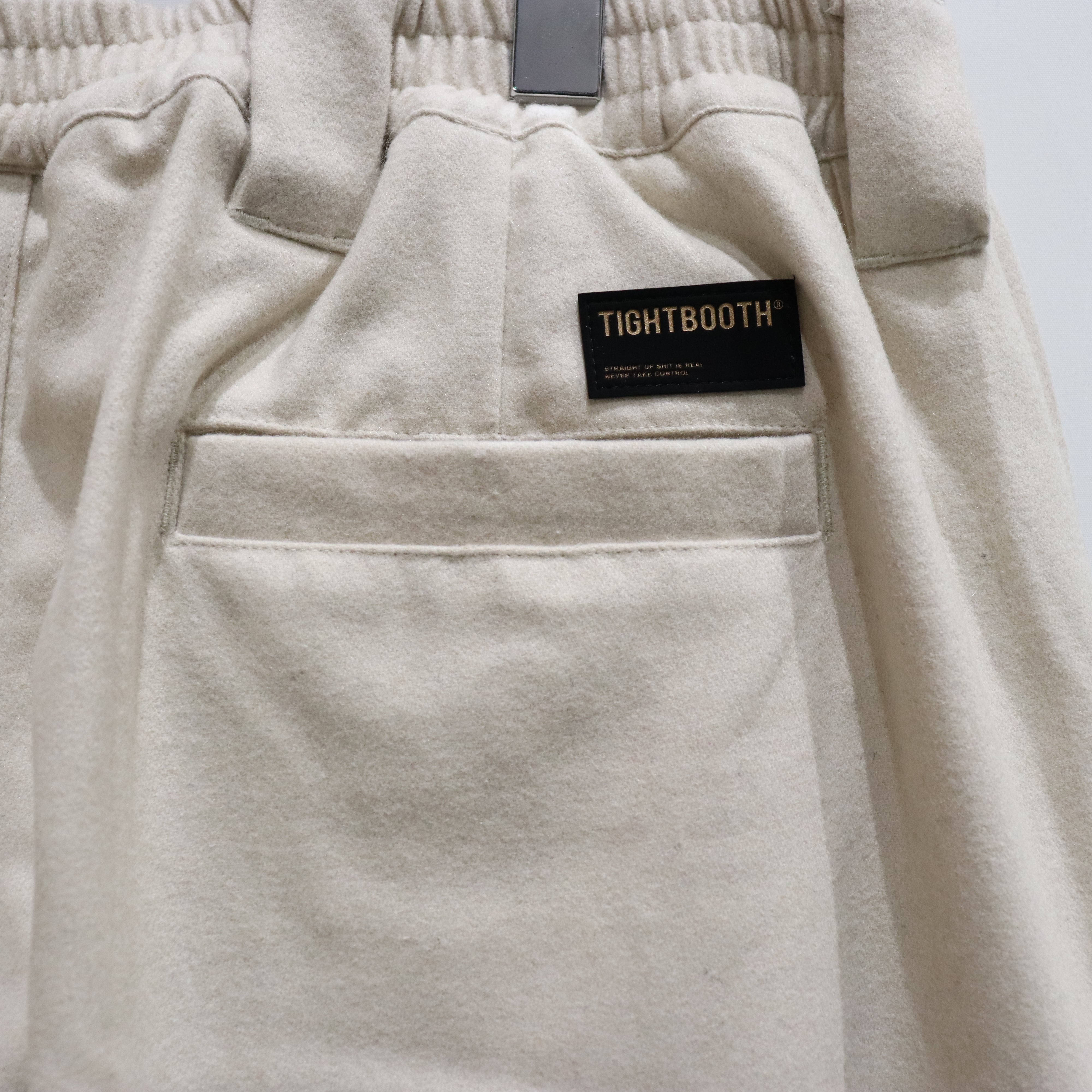 WOOL BAGGY SLACKS #IVORY [FW23-B09]