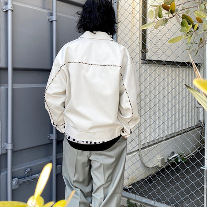 WESTERN JACKET -TYPE 2- #OFFWHITE [24SS-WMO-BL12]