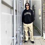 DICKIES | 百褶長褲#米色 [24SS-WMP-DC01]