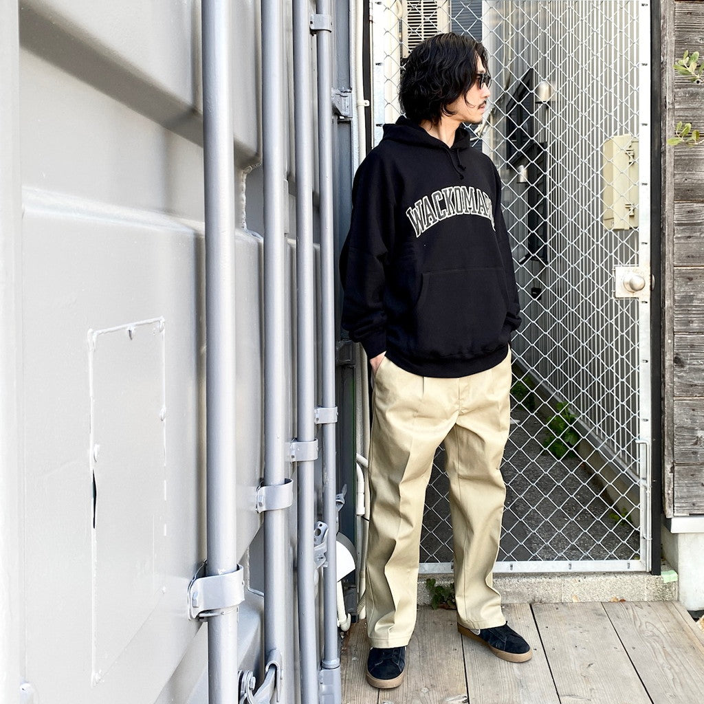 DICKIES | 百褶長褲#米色 [24SS-WMP-DC01]