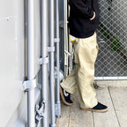 DICKIES | 百褶長褲#米色 [24SS-WMP-DC01]