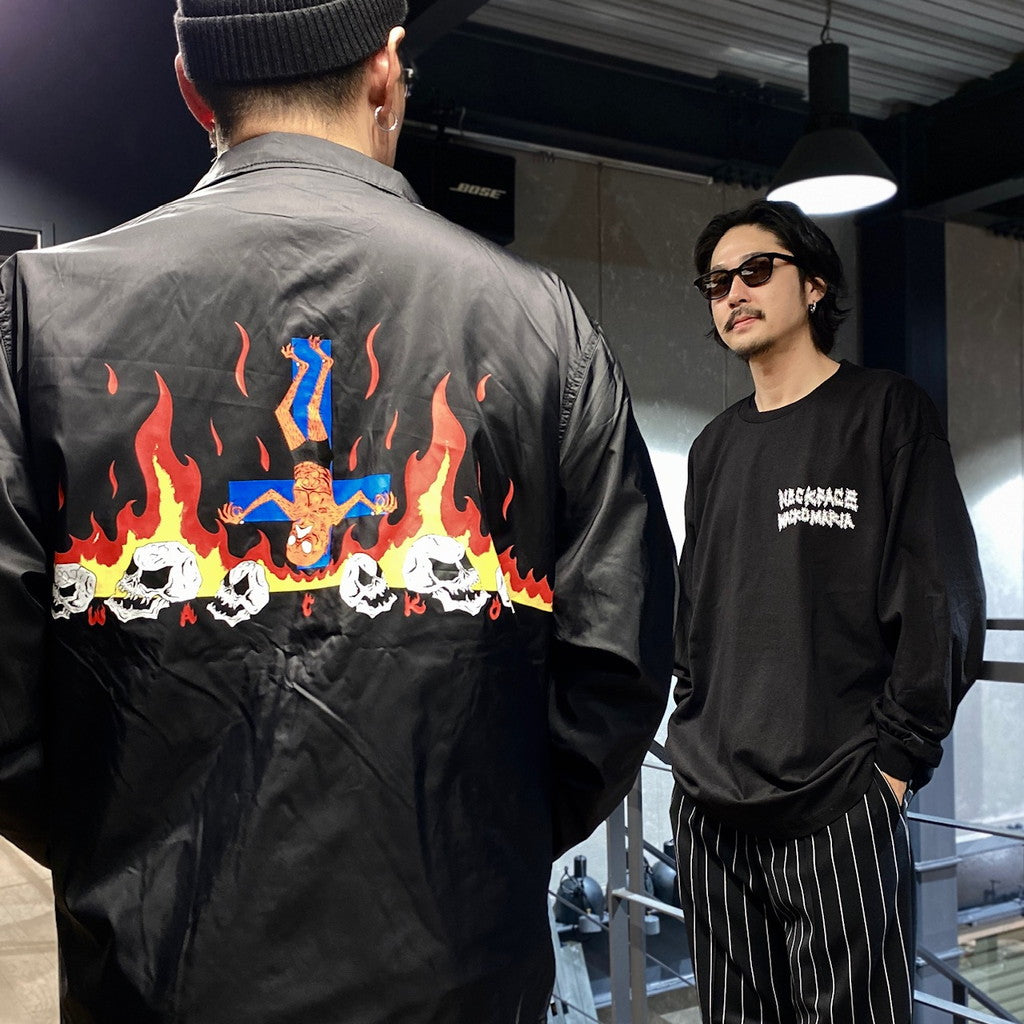 NECK FACE | COACH JACKET #BLACK [NECKFACE-WM-BL19]