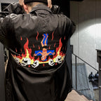 領口 | 教練夾克#黑色 [NECKFACE-WM-BL19]