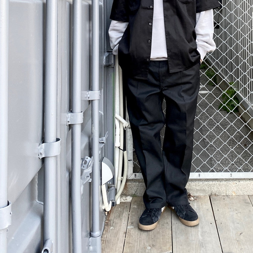 DICKIES | PLEATED TROUSERS #BLACK [24SS-WMP-DC01] – cocorozashi