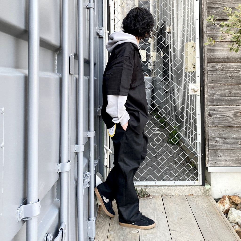 DICKIES | 百褶長褲 #黑色 [24SS-WMP-DC01]