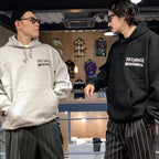 頸部 | 厚重套頭連帽衛衣 #灰色 [NECKFACE-WM-SS26]