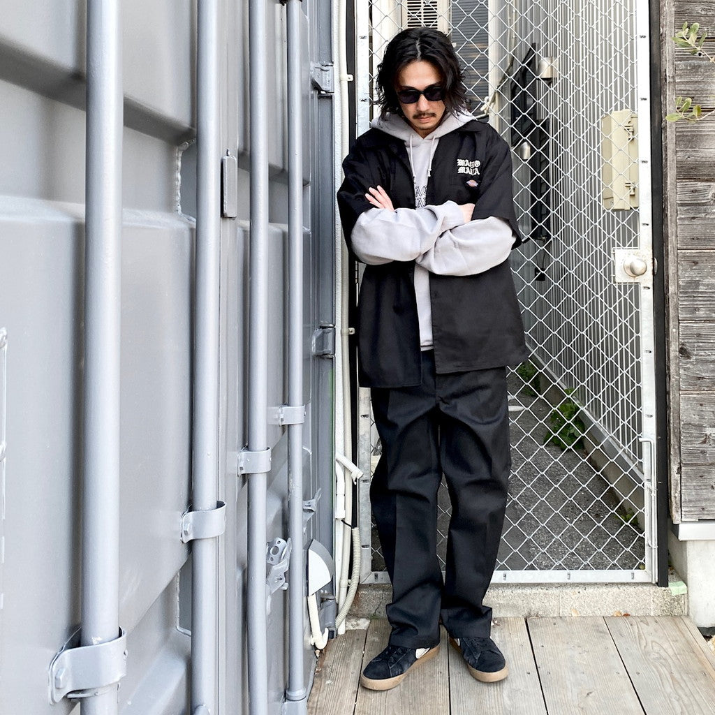 DICKIES | 百褶長褲 #黑色 [24SS-WMP-DC01]