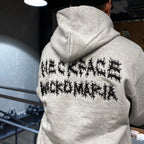 頸部 | 厚重套頭連帽衛衣 #灰色 [NECKFACE-WM-SS26]