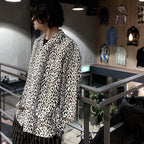 HAWAIIAN SHIRT L/S #BLACK [24SSE-WMS-HI01]