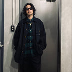 法蘭絨常規領襯衫 - 類型 1- #綠色 [24SSE-WMS-RC01]