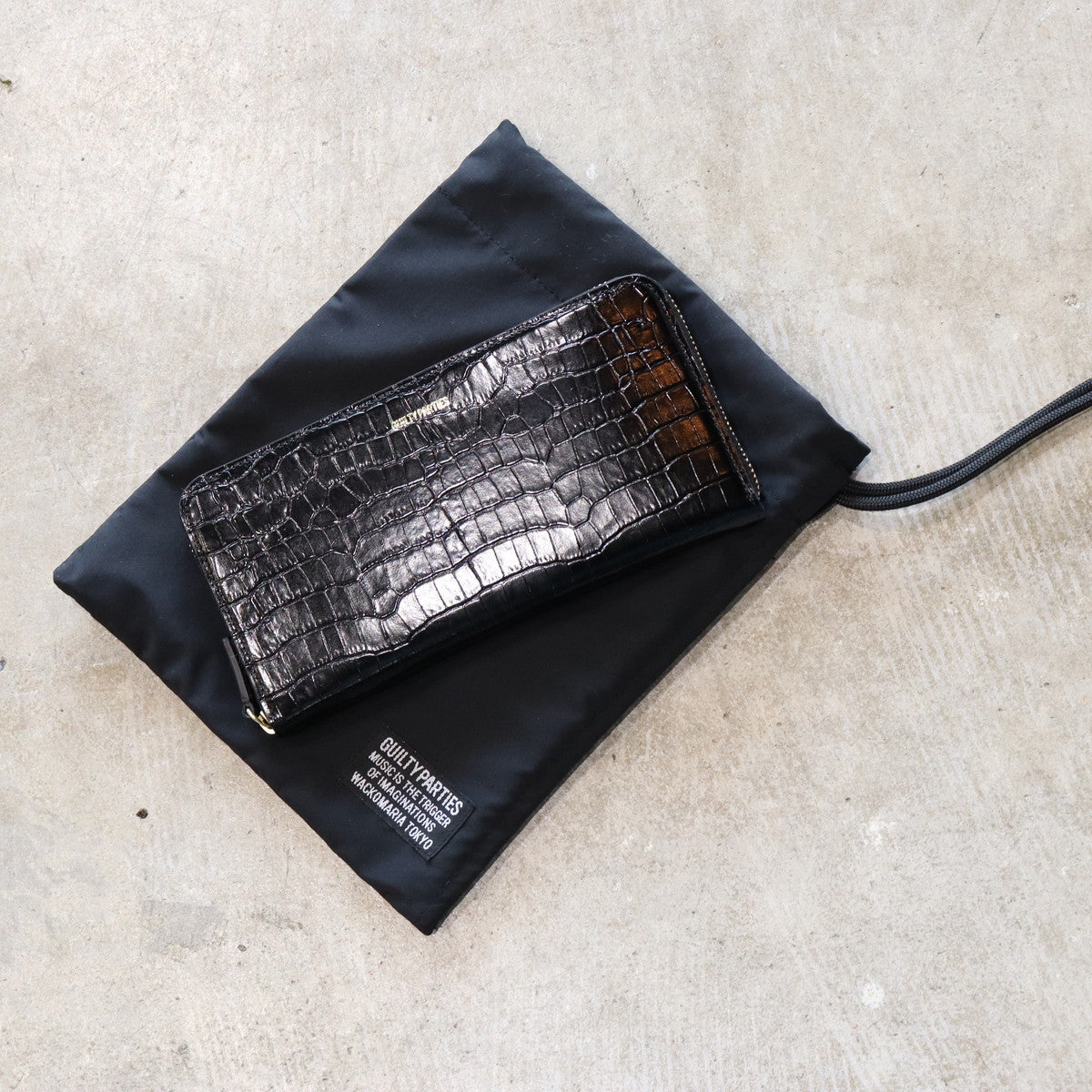 SPEAK EASY | LONG WALLET -TYPE 1- #BLACK [24SS-WMA-WL01]