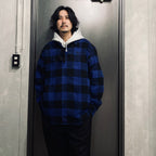 法蘭絨常規領襯衫 - 類型 2- #BLUE [24SSE-WMS-RC02]