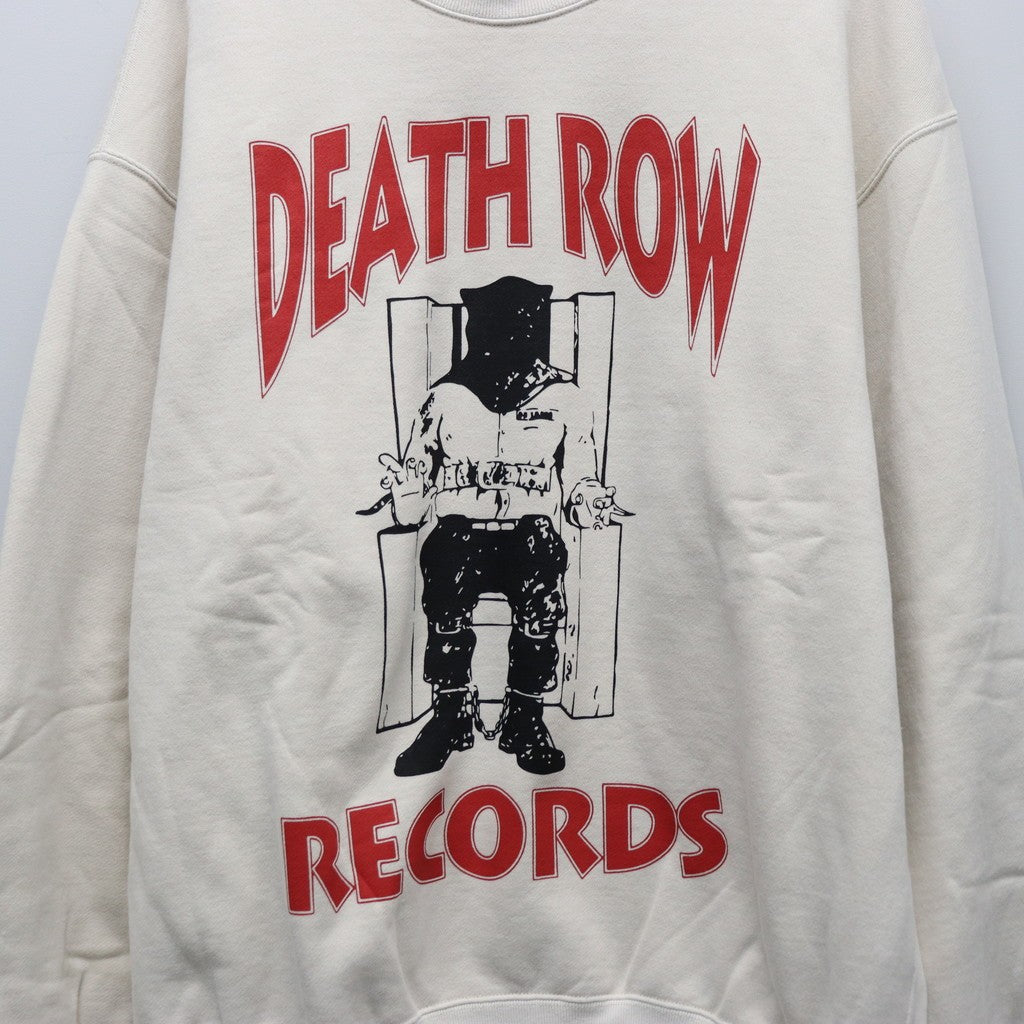 DEATH ROW RECORDS | WASHED MIDDLE WEIGHT CREW NECK SWEAT SHIRT