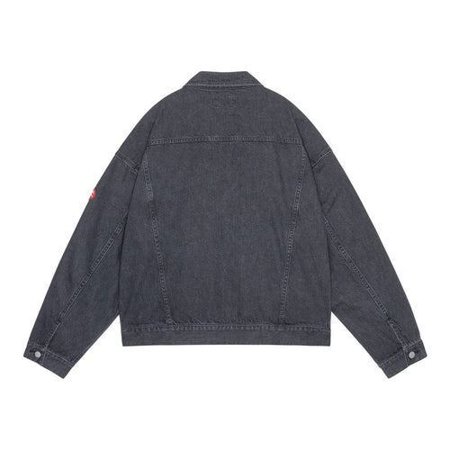 BLACK NEP DENIM TRUCKER JACKET #GREY [CES30JK18]