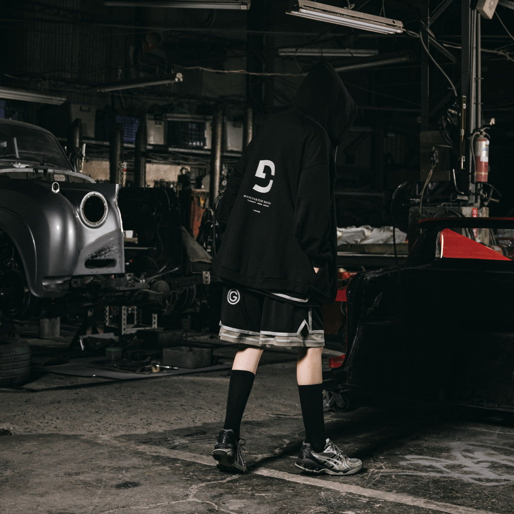 "7-C1" G-System 連帽外套 #BLACK [GOOPI-23AW-OCT-02]