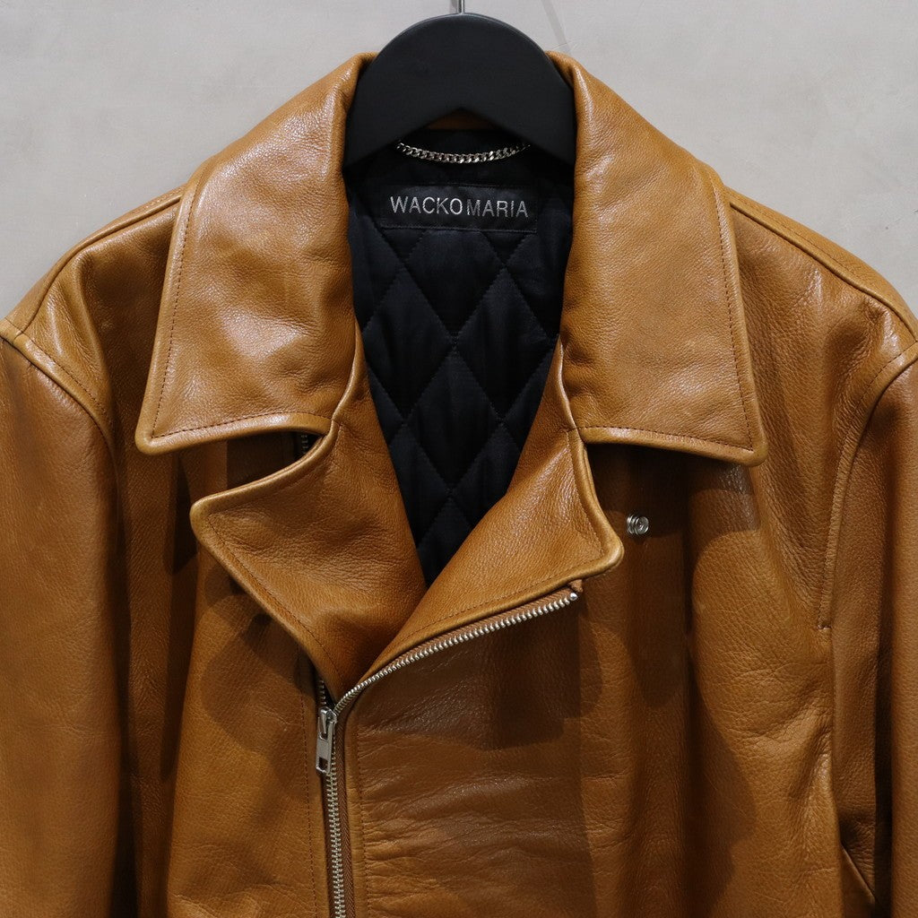 DOUBLE RIDERS LEATHER JACKET ( TYPE-1 ) #BROWN [24FW-WMO-BL03]