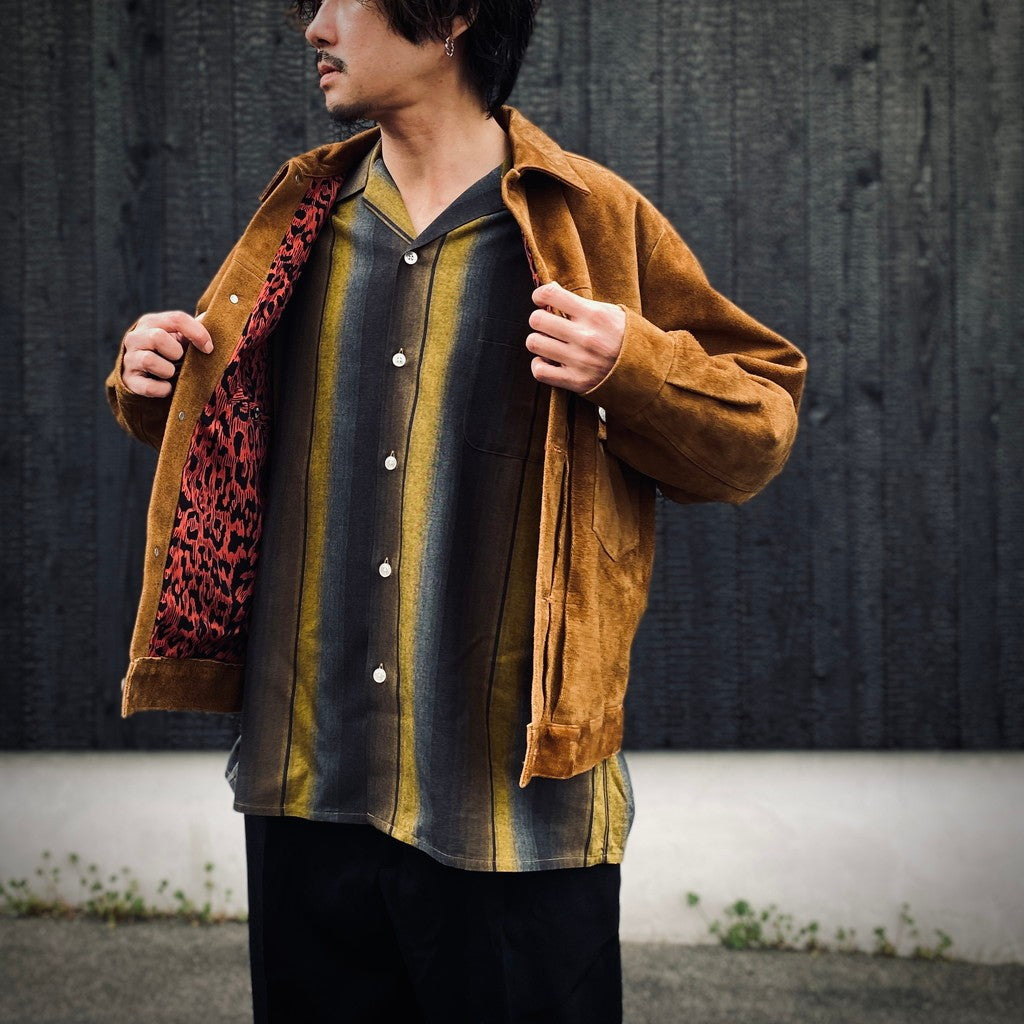 SUEDE LEATHER TRUCKER JACKET ( TYPE-2 ) #BEIGE [26SS-WMO-BL04